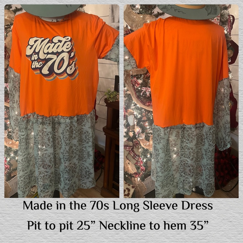 Upcycled, One of a Kind, Boho Style Tunic/Dress